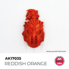 AK Interactive AK17035 Quick Gen Reddish Orange 18 ml
