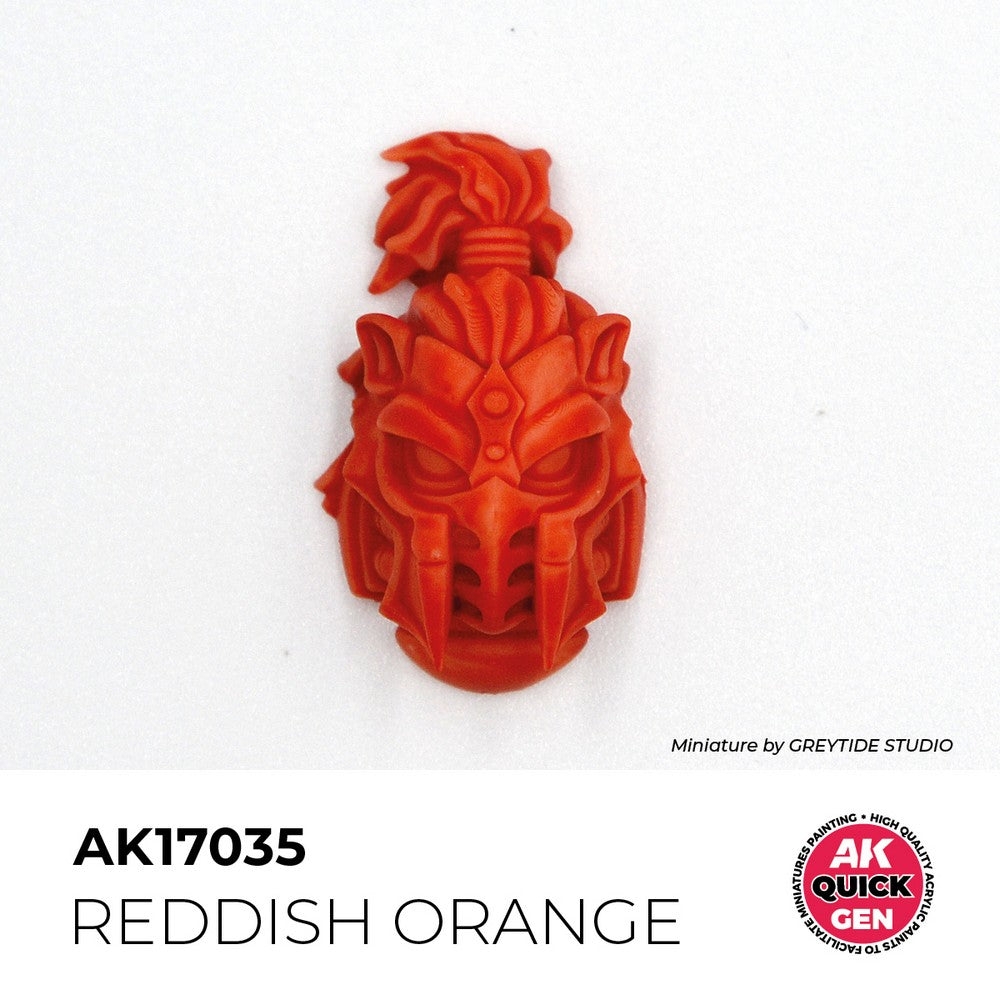 AK Interactive AK17035 Quick Gen Reddish Orange 18 ml