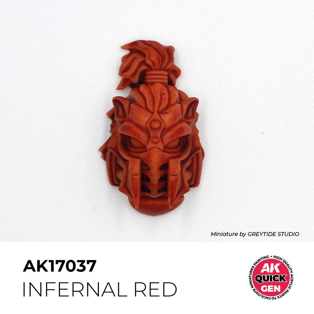 AK Interactive AK17037 Quick Gen Infernal Red 18 ml