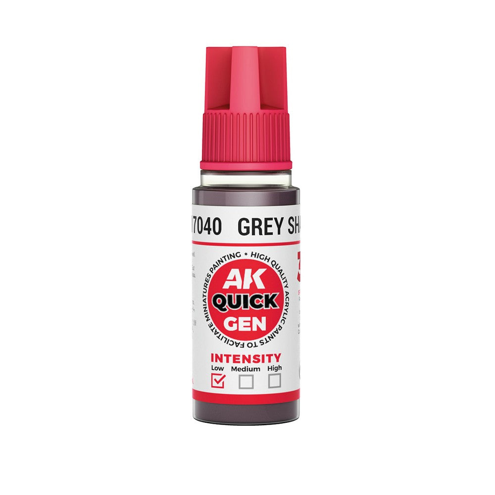 AK Interactive AK17040 Quick Gen Grey Shadow 18 ml