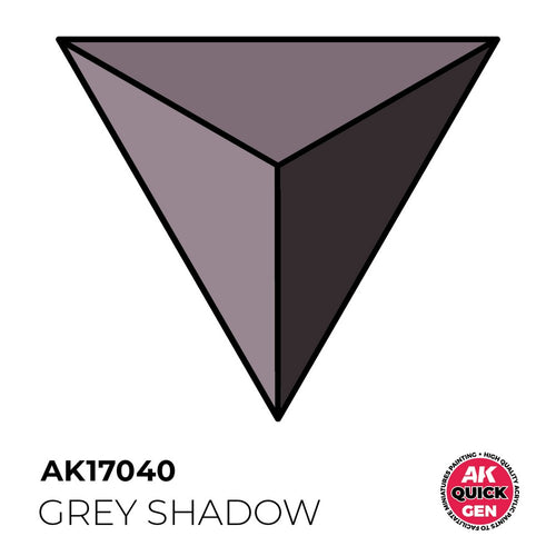 AK Interactive AK17040 Quick Gen Grey Shadow 18 ml
