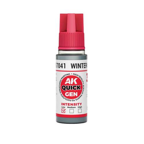 AK Interactive AK17041 Quick Gen Winter Grey 18 ml
