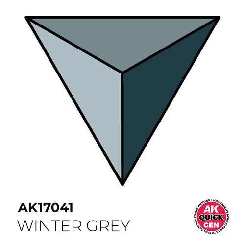 AK Interactive AK17041 Quick Gen Winter Grey 18 ml
