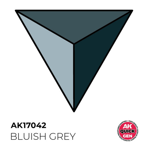 AK Interactive AK17042 Quick Gen Bluish Grey 18 ml