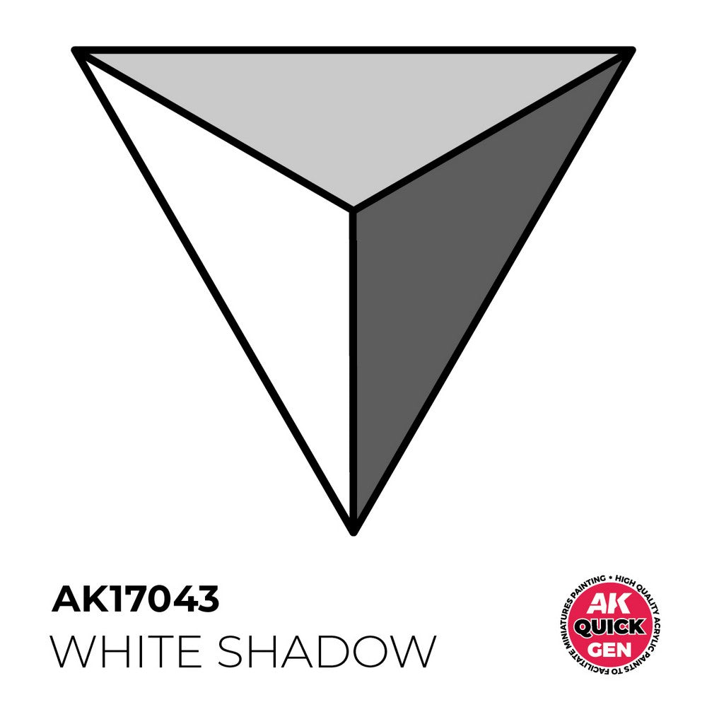 AK Interactive AK17043 Quick Gen White Shadow 18 ml