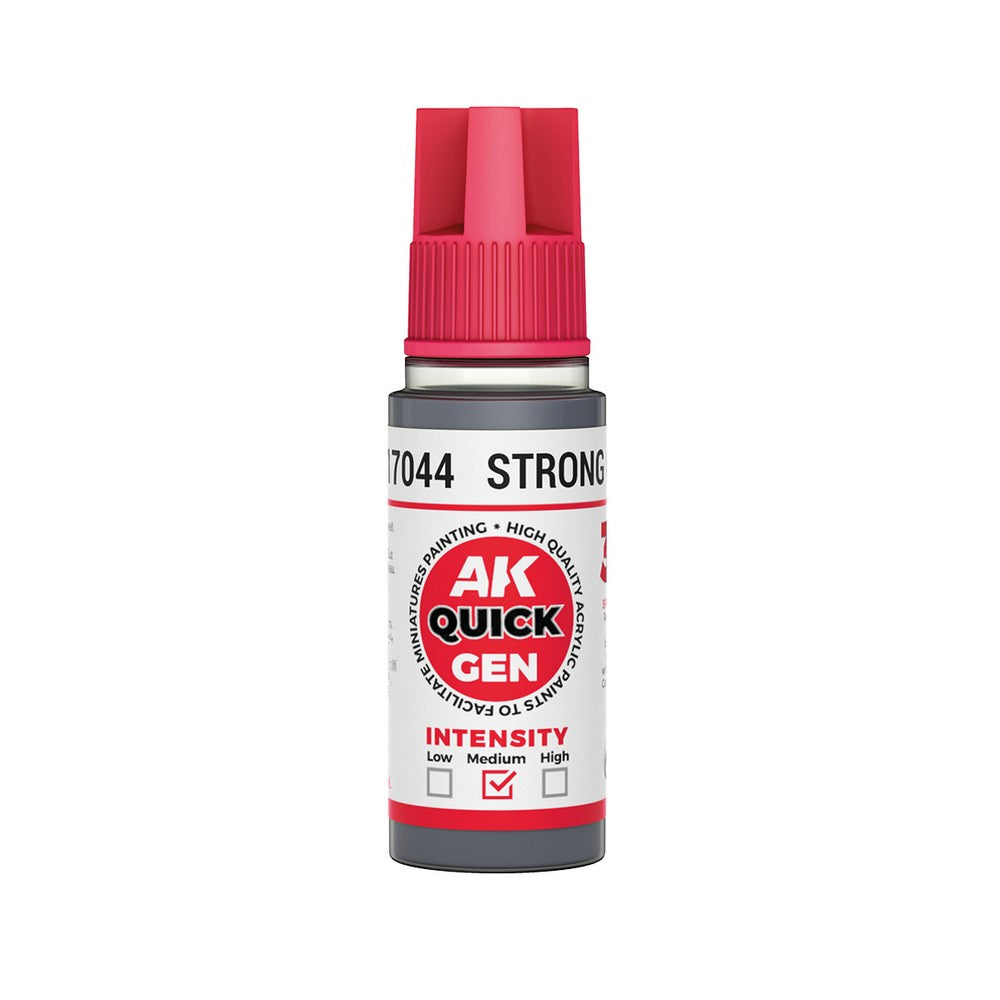 AK Interactive AK17044 Quick Gen Strong Grey 18 ml
