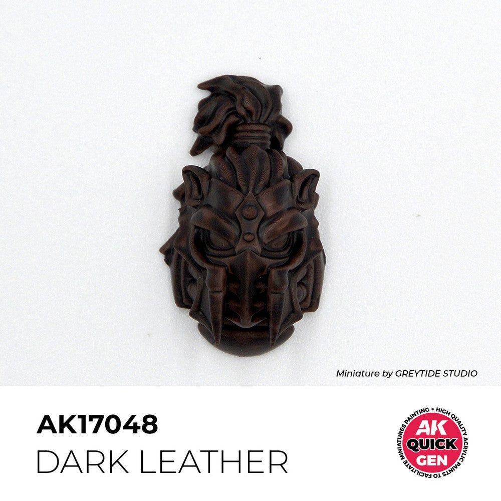 AK Interactive AK17048 Quick Gen Dark Leather 18 ml
