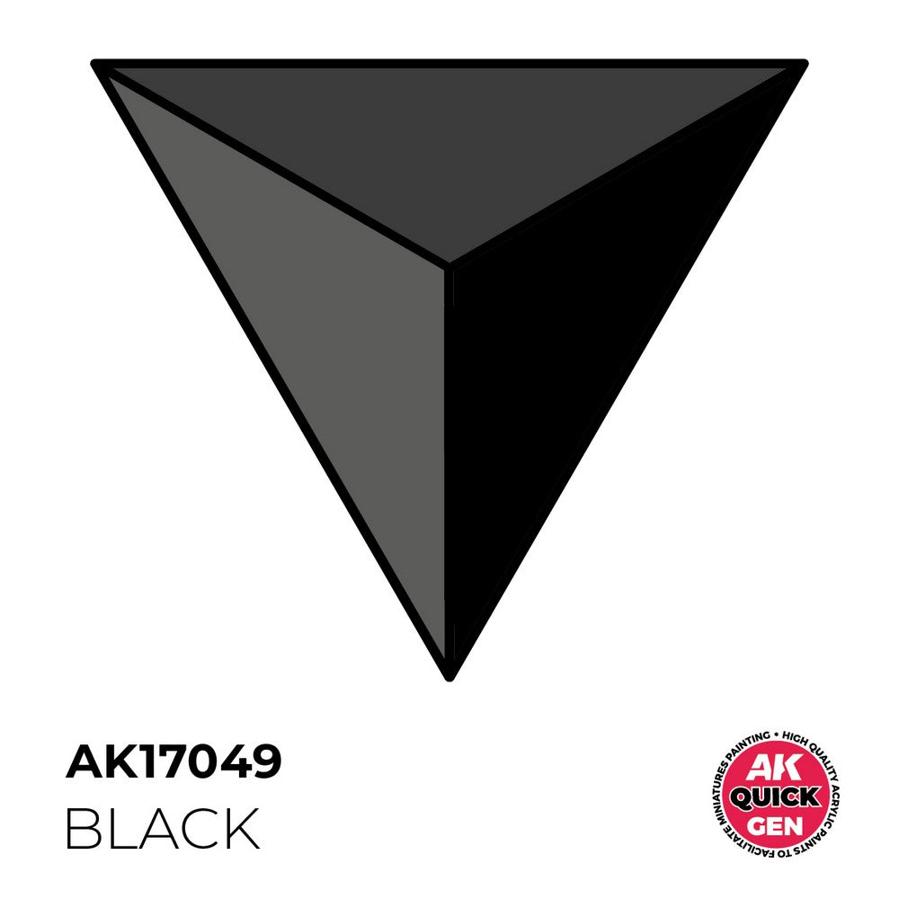 AK Interactive AK17049 Quick Gen Black 18 ml