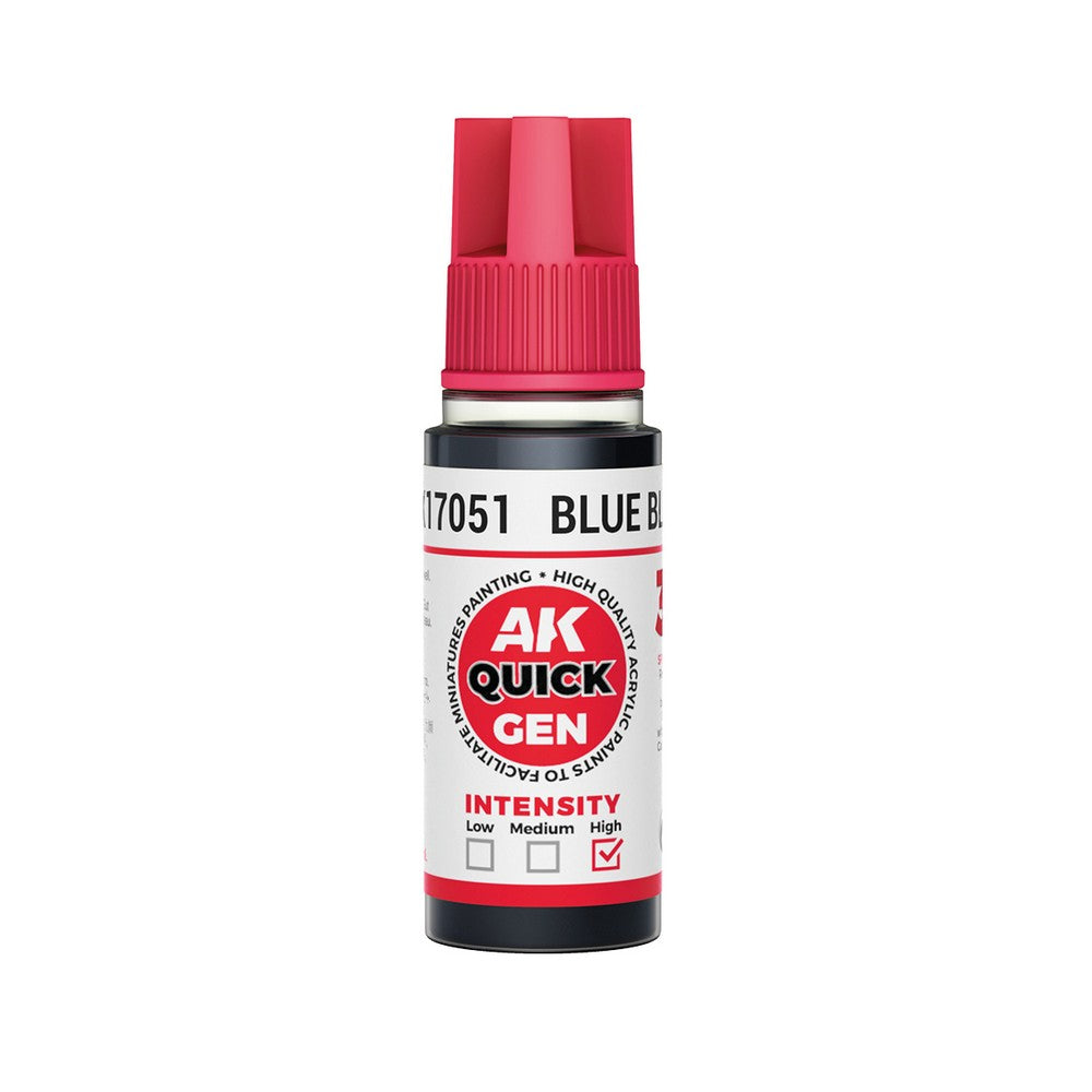 AK Interactive AK17051 Quick Gen Blue Black 18 ml