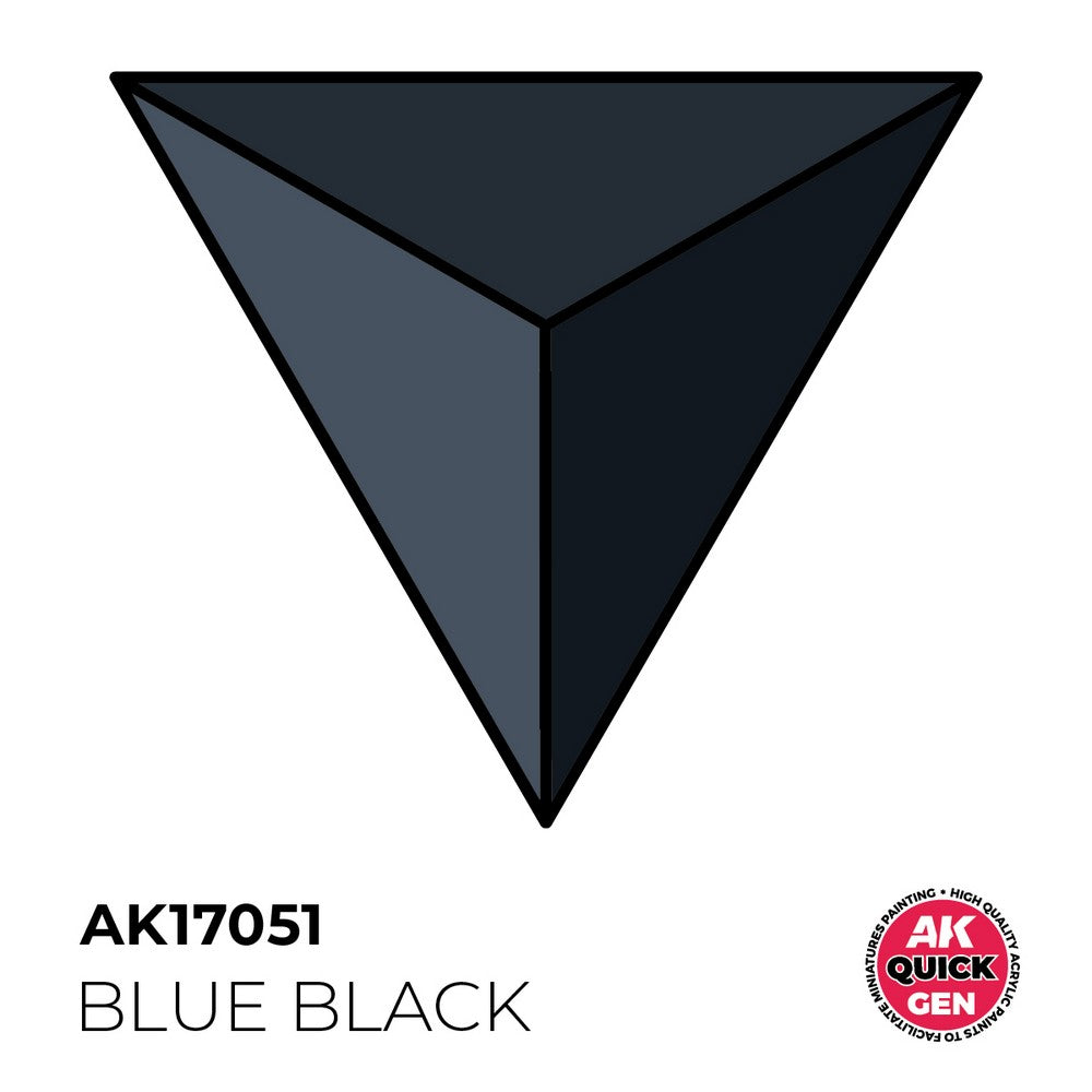 AK Interactive AK17051 Quick Gen Blue Black 18 ml