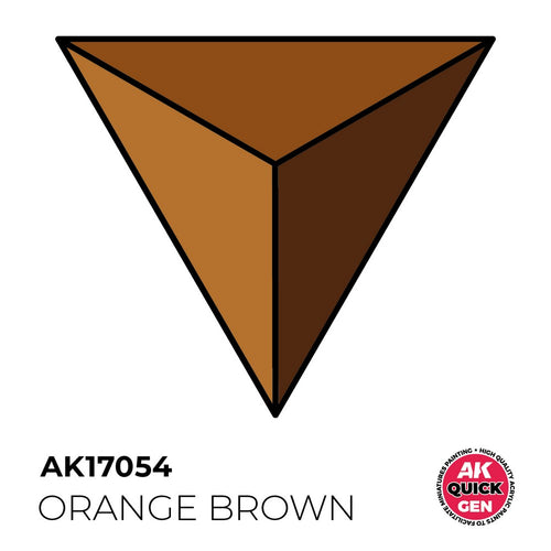 AK Interactive AK17054 Quick Gen Orange Brown 18 ml