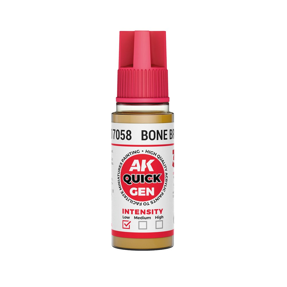 AK Interactive AK17058 Quick Gen Bone Brown 18 ml
