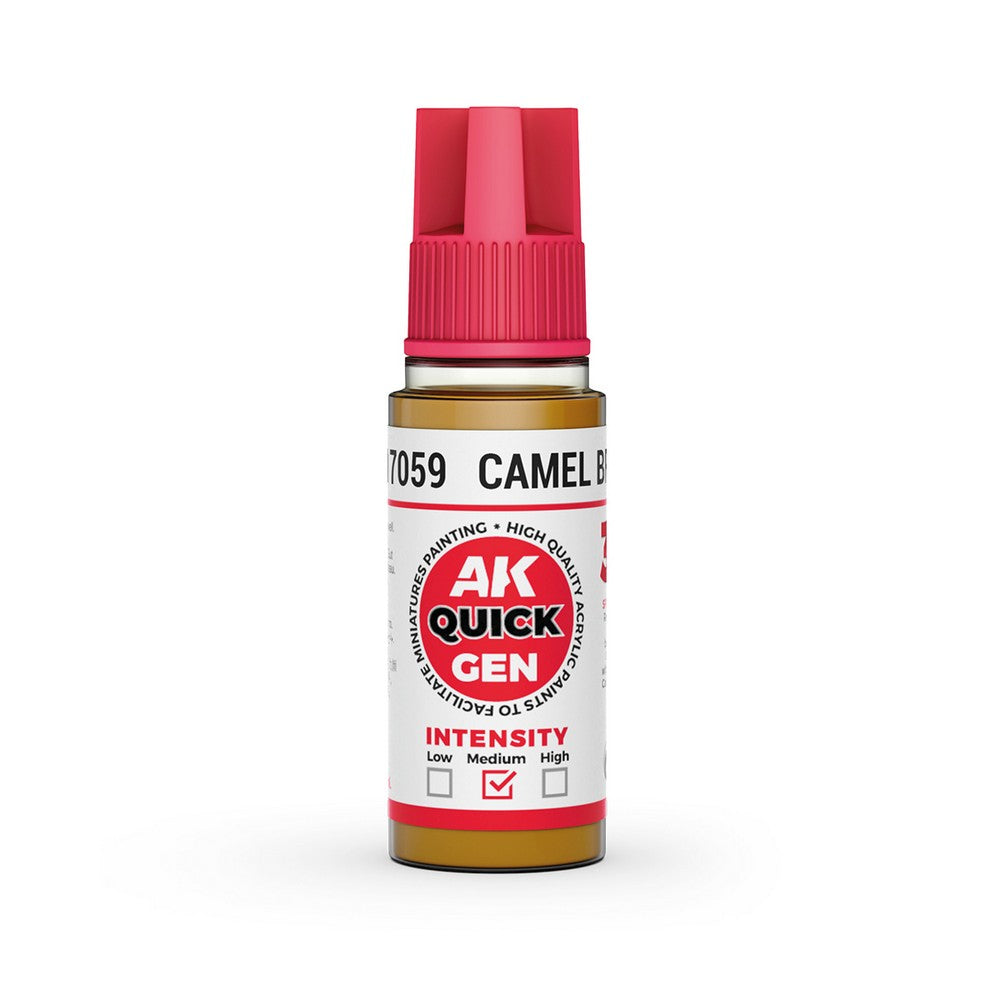 AK Interactive AK17059 Quick Gen Camel Brown 18 ml