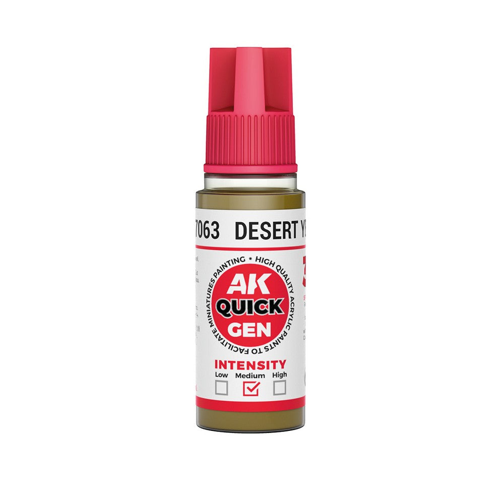 AK Interactive AK17063 Quick Gen Desert Yellow 18 ml