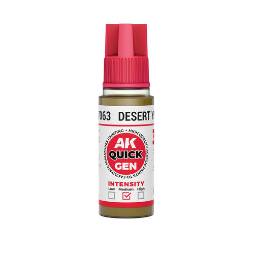 AK Interactive AK17063 Quick Gen Desert Yellow 18 ml