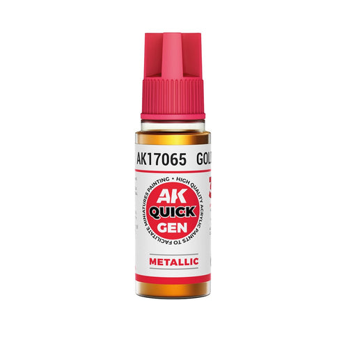 AK Interactive AK17065 Quick Gen Gold 18 ml