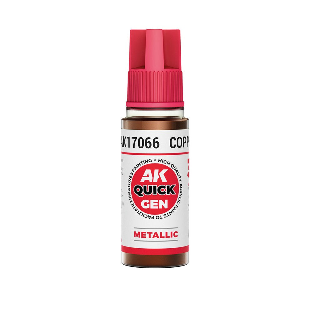 AK Interactive AK17066 Quick Gen Copper 18 ml