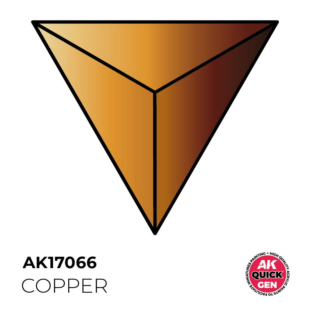 AK Interactive AK17066 Quick Gen Copper 18 ml