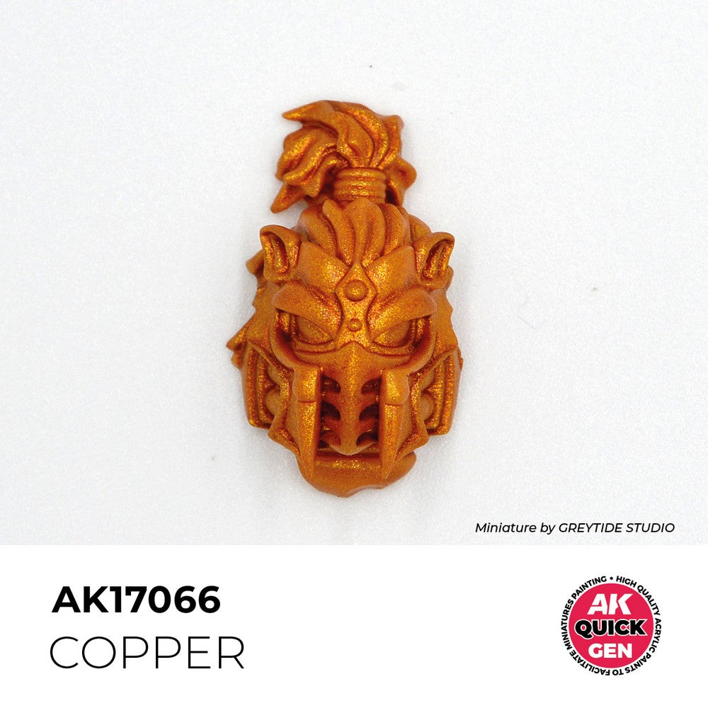 AK Interactive AK17066 Quick Gen Copper 18 ml