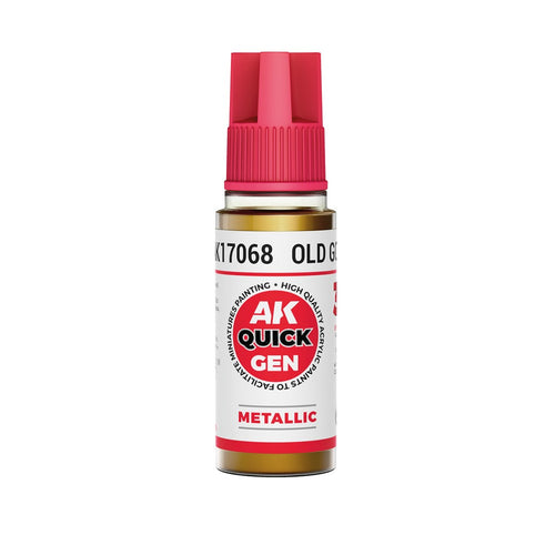 AK Interactive AK17068 Quick Gen Old Gold 18 ml