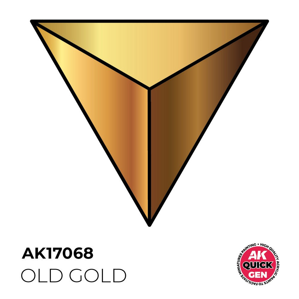AK Interactive AK17068 Quick Gen Old Gold 18 ml