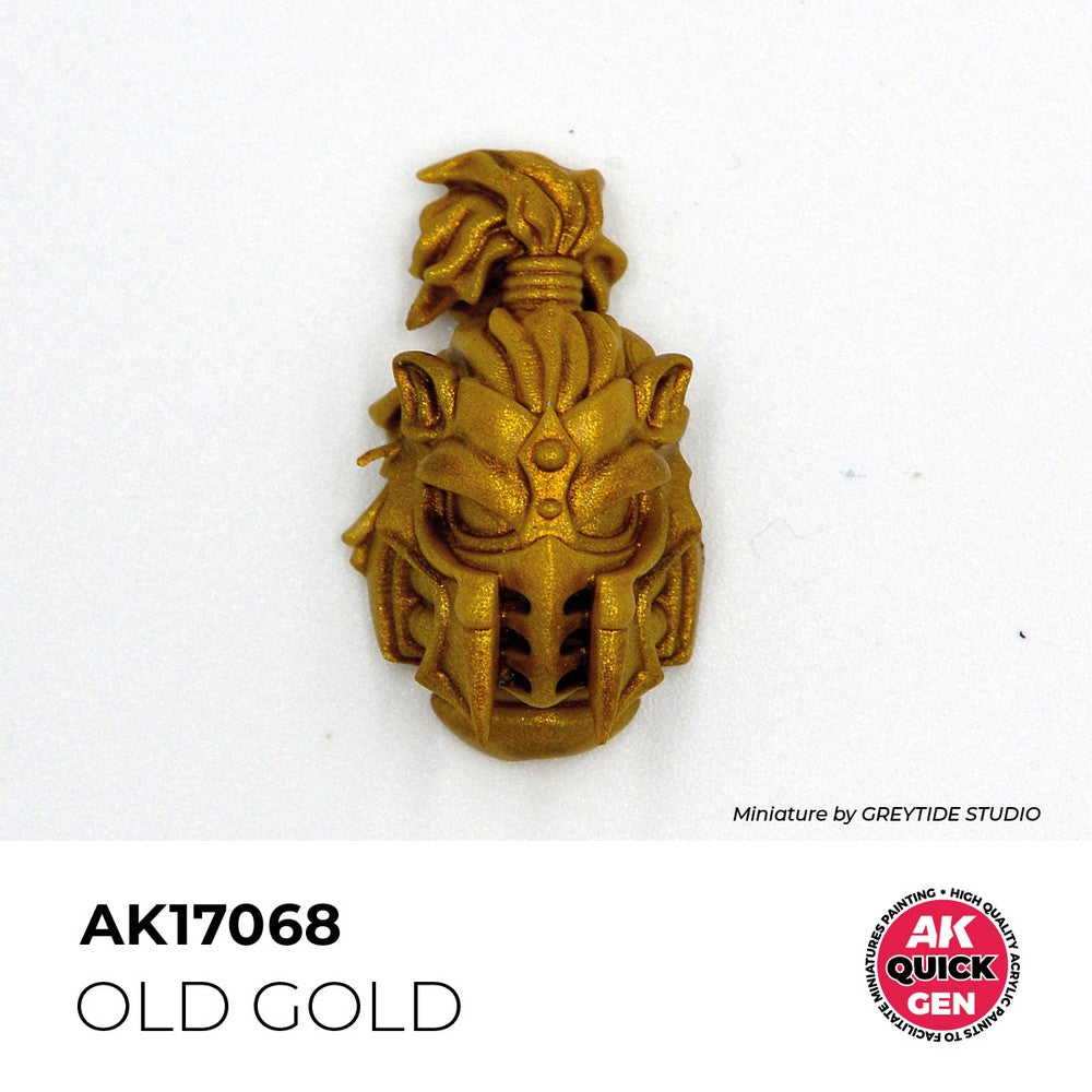 AK Interactive AK17068 Quick Gen Old Gold 18 ml
