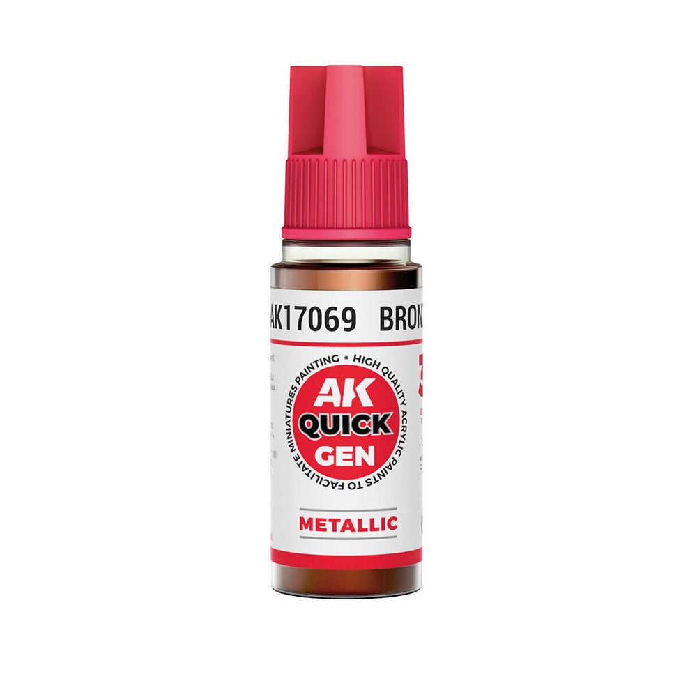 AK Interactive AK17069 Quick Gen Bronze 18 ml