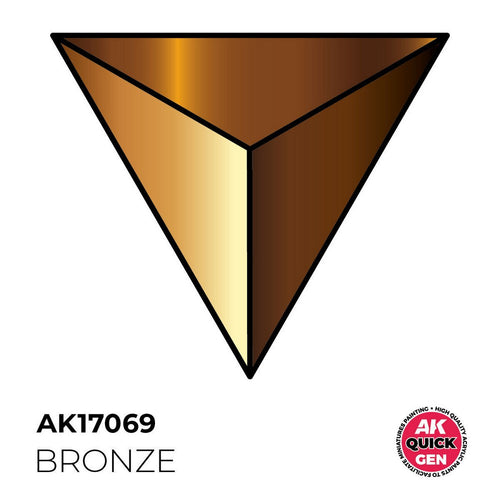 AK Interactive AK17069 Quick Gen Bronze 18 ml