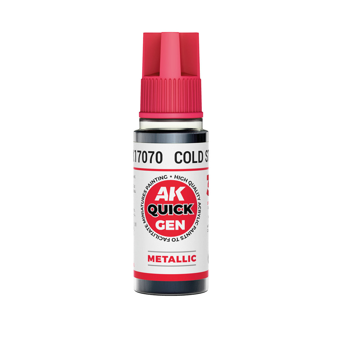 AK Interactive AK17070 Quick Gen Cold Steel 18 ml