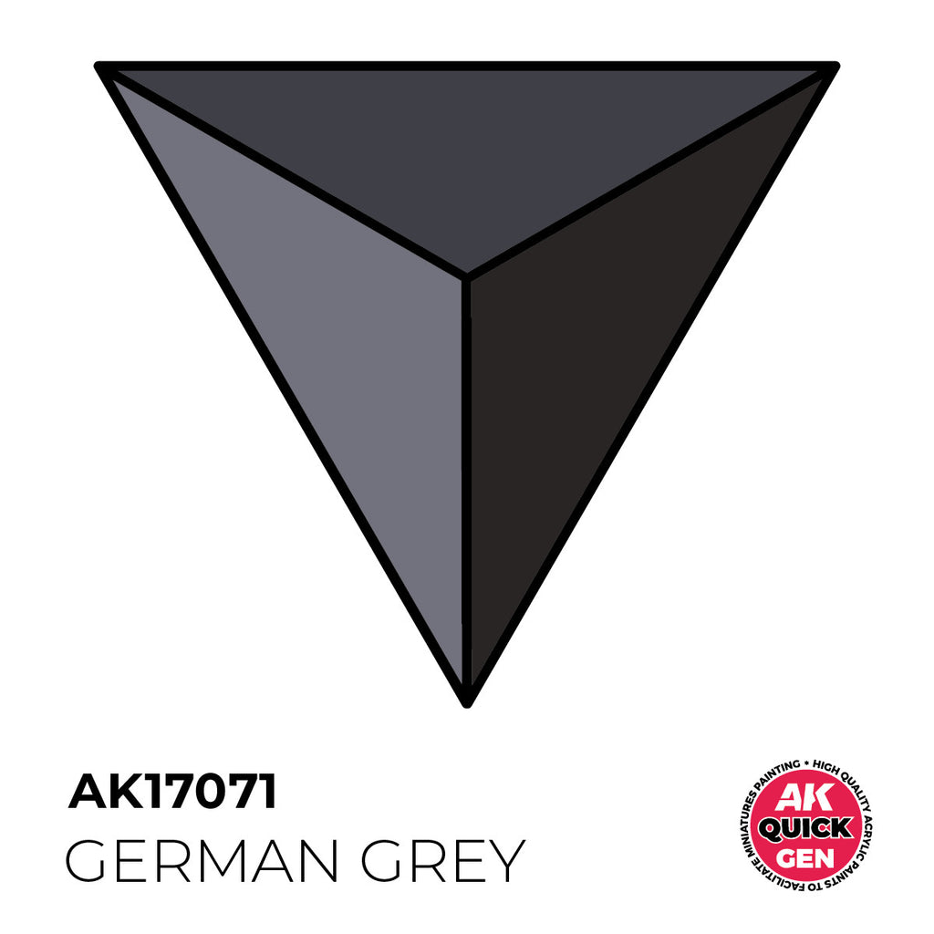 AK Interactive AK17071 Quick Gen German Grey 18 ml