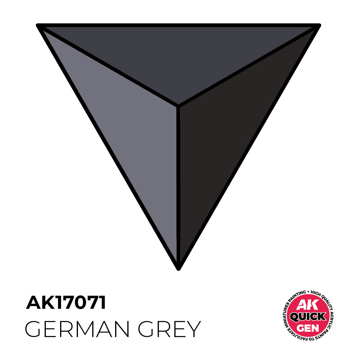 AK Interactive AK17071 Quick Gen German Grey 18 ml