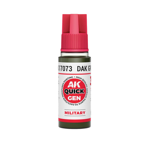 AK Interactive AK17073 Quick Gen Dak Green 18 ml