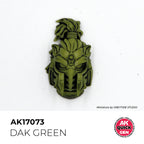 AK Interactive AK17073 Quick Gen Dak Green 18 ml