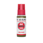 AK Interactive AK17074 Quick Gen Us Olive Uniform 18 ml