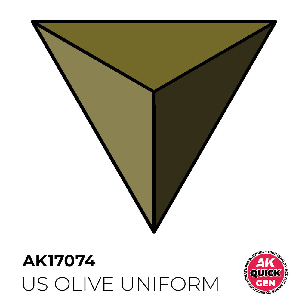 AK Interactive AK17074 Quick Gen Us Olive Uniform 18 ml