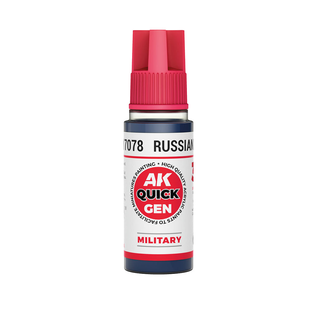 AK Interactive AK17078 Quick Gen Russian Blue 18 ml