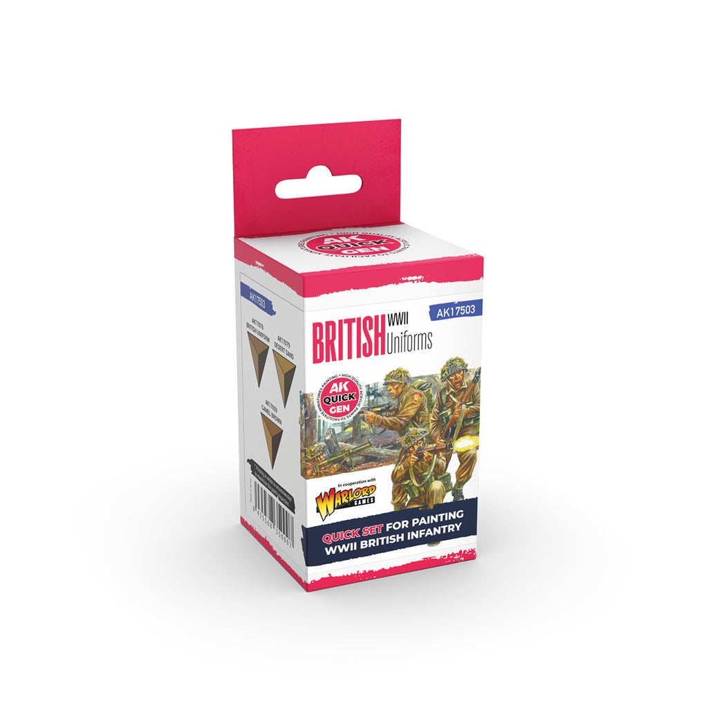 AK Interactive AK17503 Quick Gen British Uniforms Set