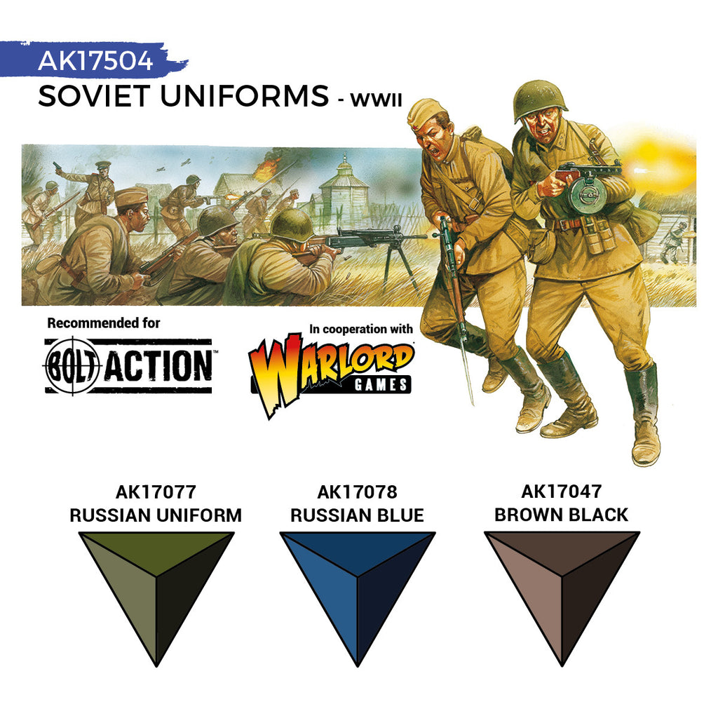 AK Interactive AK17504 Quick Gen Soviet Uniforms Set