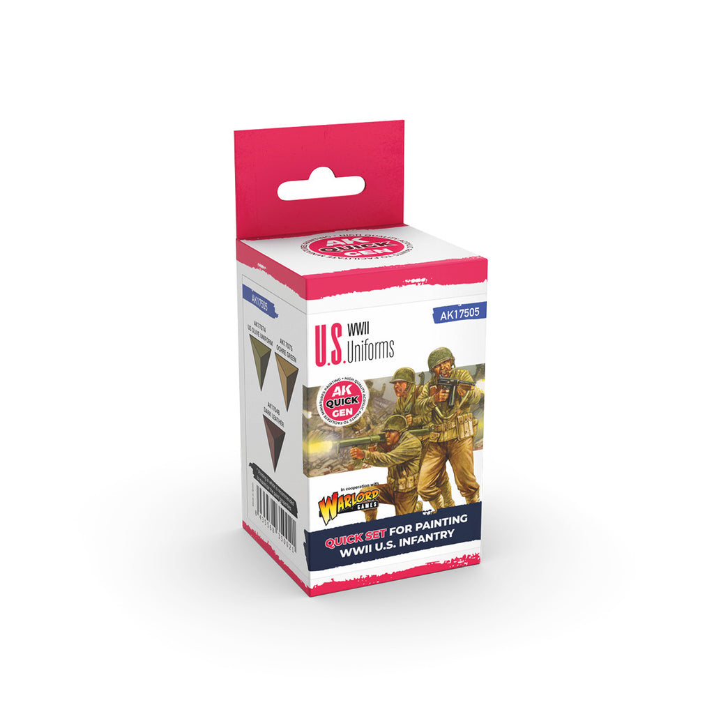 AK Interactive AK17505 Quick Gen Us Uniforms Set