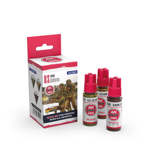 AK Interactive AK17505 Quick Gen Us Uniforms Set