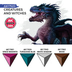 AK Interactive AK17520 Quick Gen Creatures And Witches Set