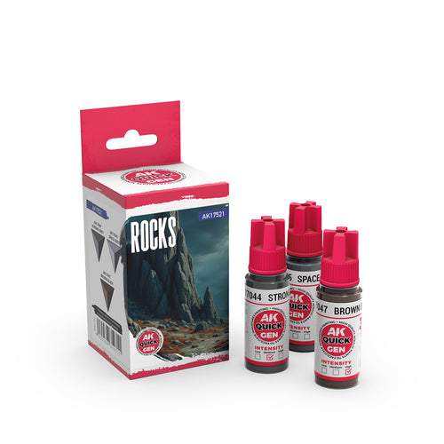 AK Interactive AK17521 Quick Gen Rocks Set