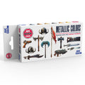 AK Interactive AK17522 Quick Gen Metallics Set