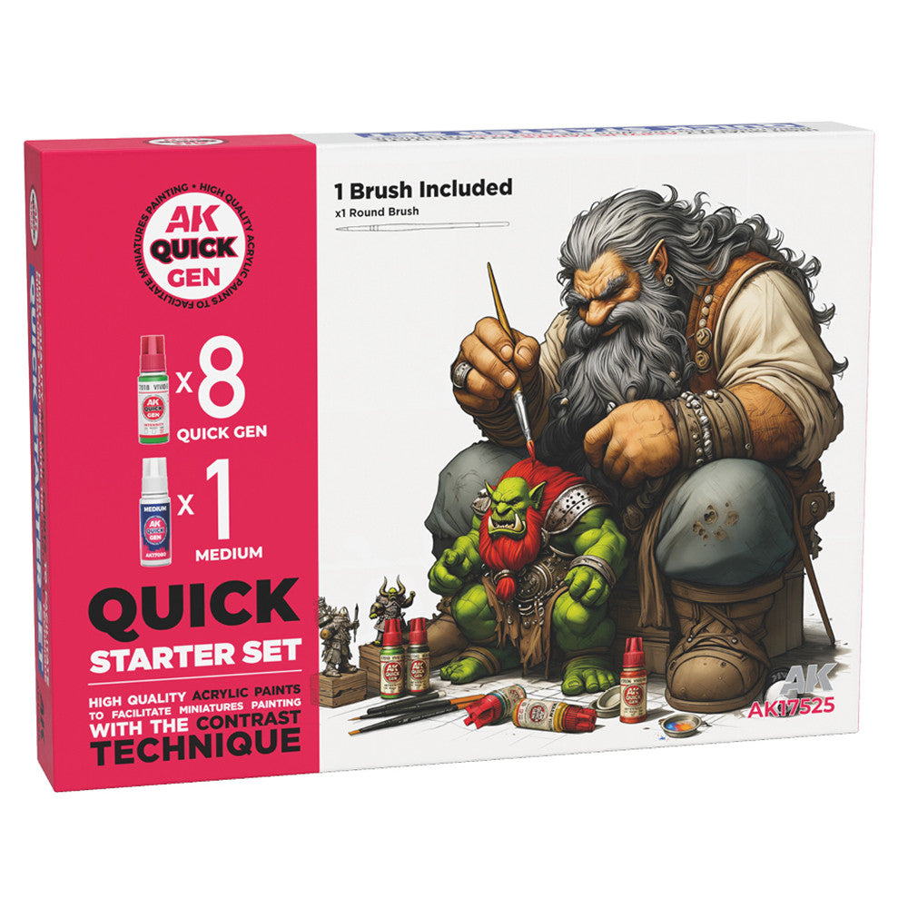 AK Interactive AK17525 Quick Gen Quick Starter Set