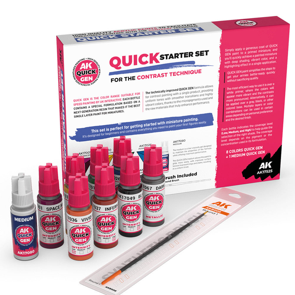 AK Interactive AK17525 Quick Gen Quick Starter Set