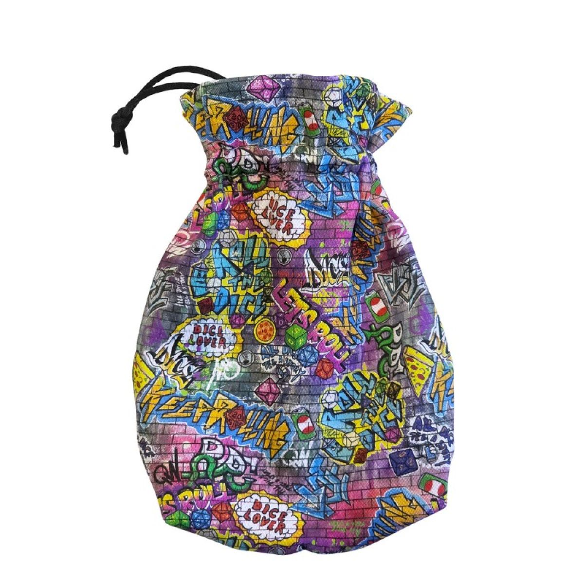 Q Workshop BWSPGRAF201 Full Art Dice Pouch: Street Art (9250513977581)