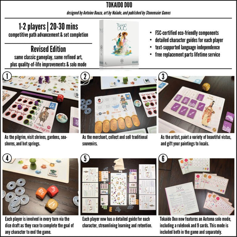Stonemaier Games STM277 Tokaido Duo