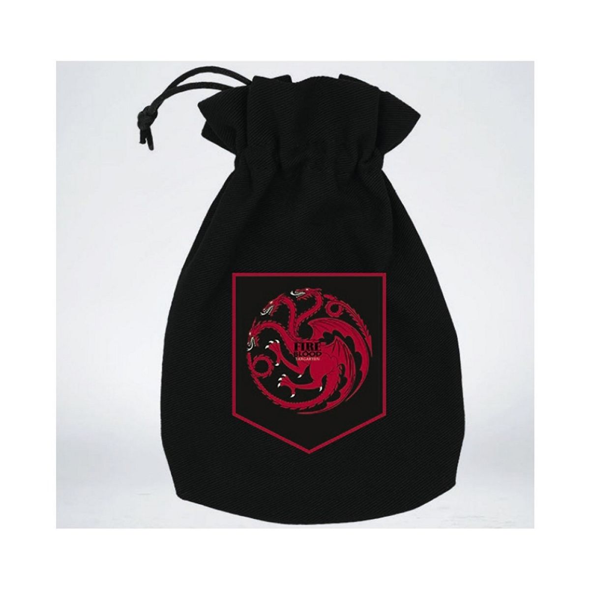 Q Workshop GOT/00190166/2025/3/U Game of Thrones Dice Pouch: Targaryen (9250515484909)
