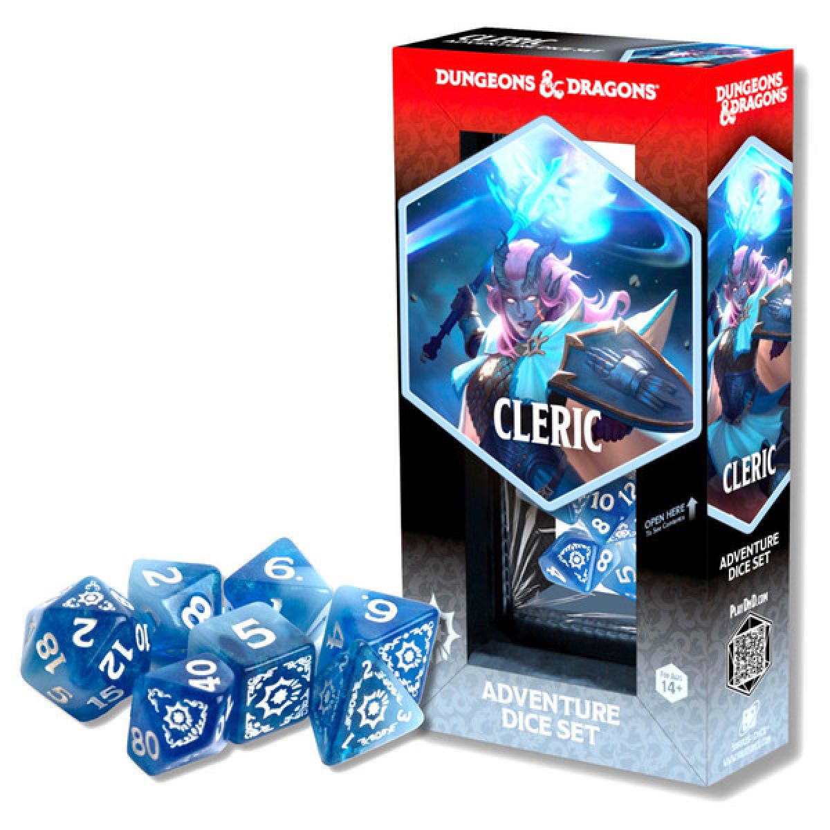 Sirius D&D Adventure Dice Cleric White/Blue - SDZ2002-07