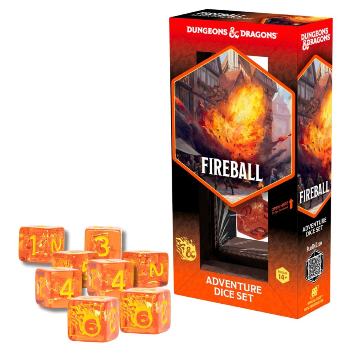 Sirius D&D Adventure Dice Fireball - SDZ2002-25